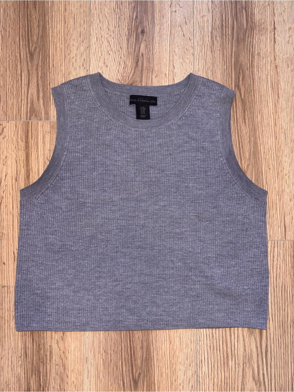 House of Harlow Merino Wool Cropped Tank Top size Medium